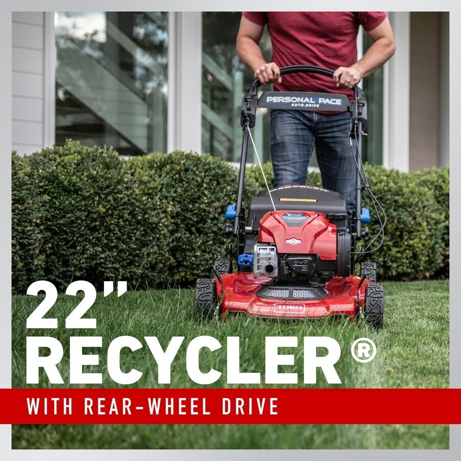 Toro 22" Electric-Start Recycler Personal Pace Self-Propelled Gas Lawn Mower - Image 4