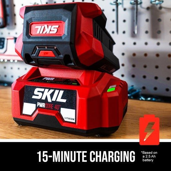 Skil PWR CORE 40-volt, 20-in Self-Propelled Battery Walk Mower with (1) 6 Ah Battery Included | SM4910C-11 - Image 3