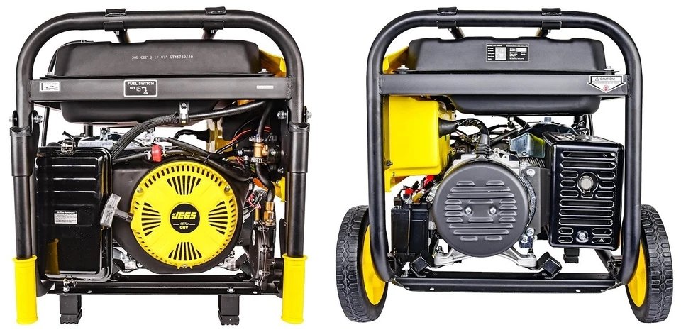 JEGS 12,000 Watt Premium Dual Fuel Portable Generator 86008 - Image 4