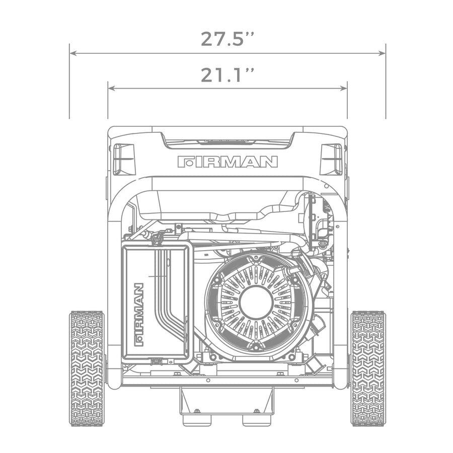 Firman H07552 9400W Dual Fuel Generator - Image 10