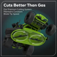 Greenworks 60V 42" Cordless Battery CrossoverT Riding Lawn Mower - Image 2