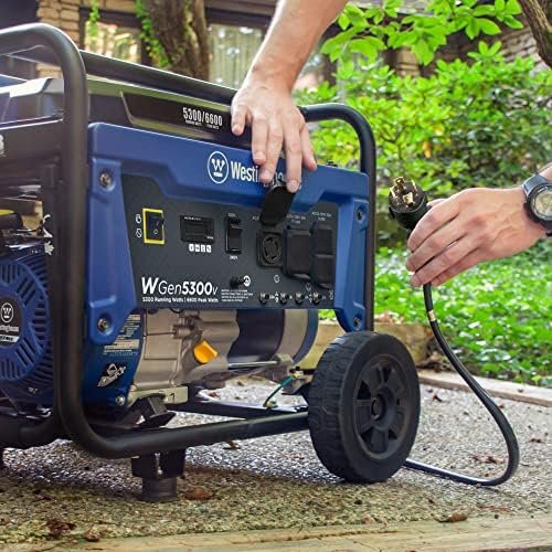 Westinghouse 6600 Peak Watt Home Backup Portable Generator, Transfer Switch Ready 30A Outlet, RV Ready 30A Outlet - Image 6