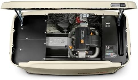 Generac Guardian 22kW Home Standby Generator with 200 Amp Transfer Switch, Durable All Aluminum, WiFi Enabled with G-Force Engine, Easy to Use, Whole House Power Backup, Smart Outage Solution - Bisque - Image 3