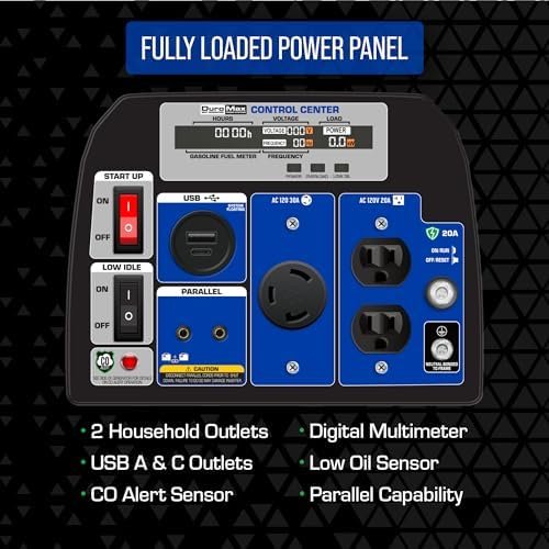 DuroMax XP2300iH 2,300-Watt Dual Fuel Portable Digital Inverter Generator - Gas & Propane, RV & Emergency Ready - Image 7