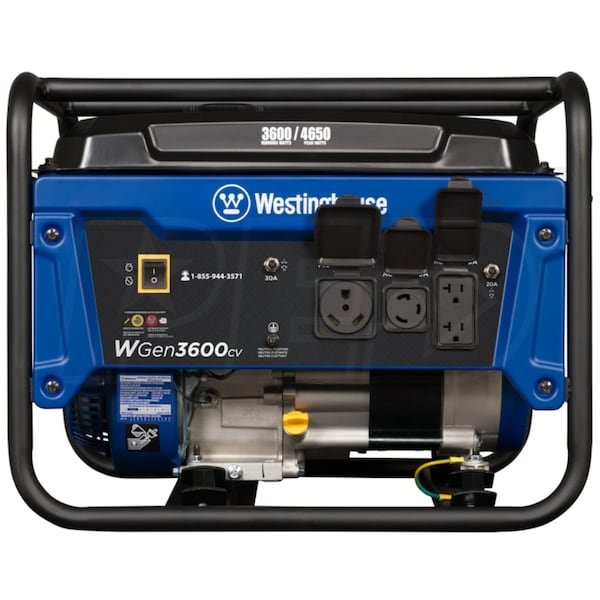 Westinghouse WGen3600cv - 3600 Watt Portable Generator w/ RV Outlet & CO Sensor (49-State) - Image 9